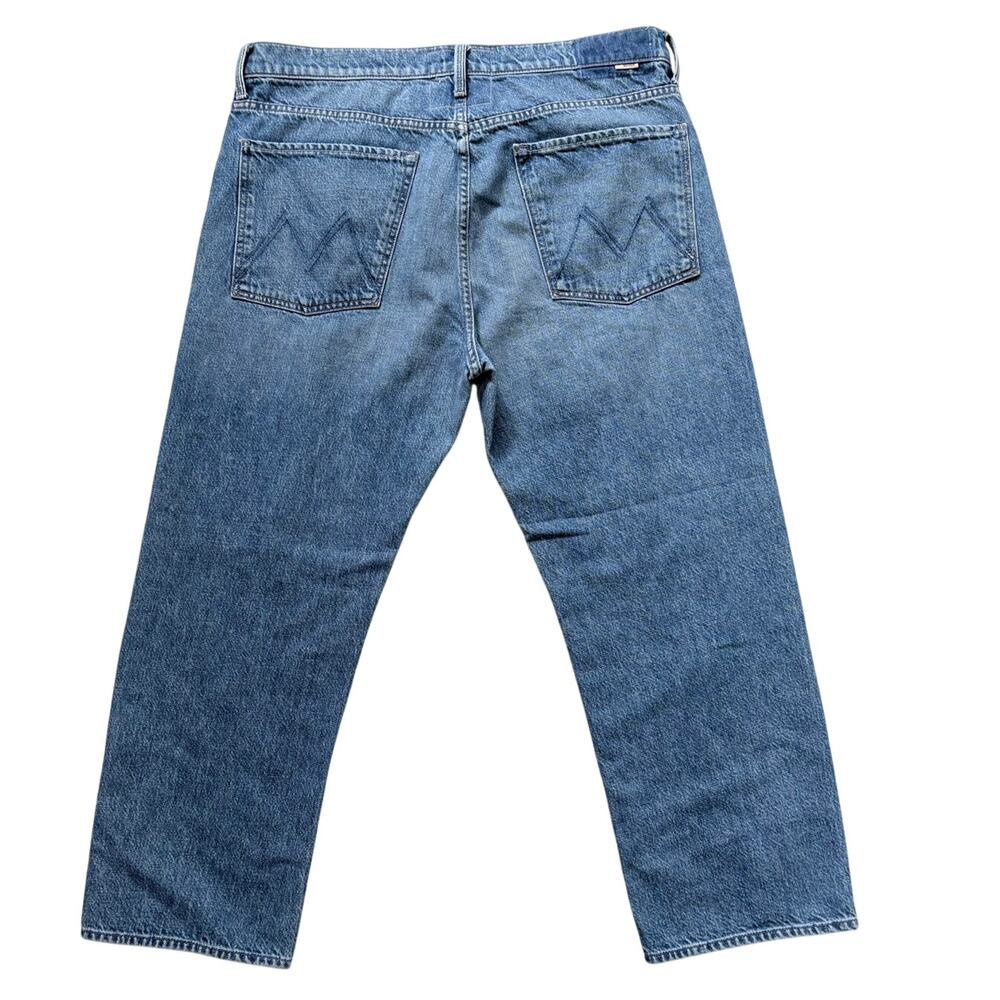 MOTHER The Ditcher Crop Hit The Ground Running Straight Leg Relaxed Fit Size 32 - Picture 3 of 8